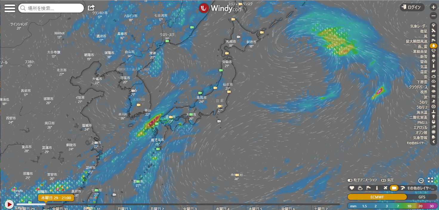 雨雲の動きの予想を見る3種類のオススメの方法 格調高き当たる天気予報