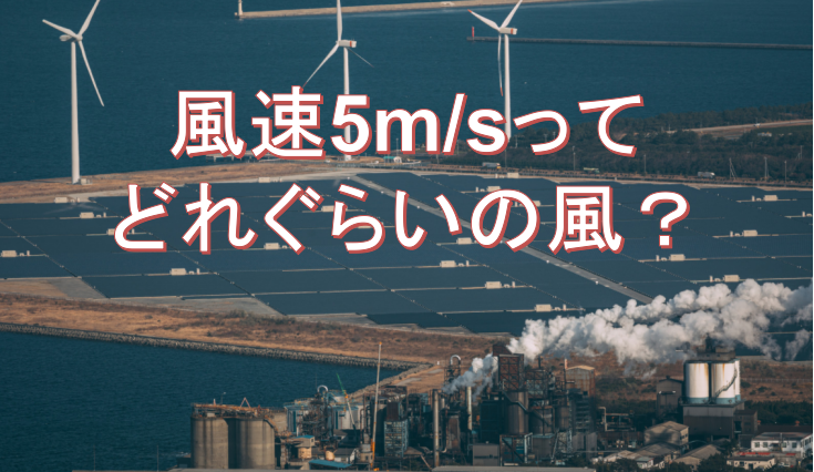 風速5m メートル とはどれぐらいの風 影響は 格調高き当たる天気予報